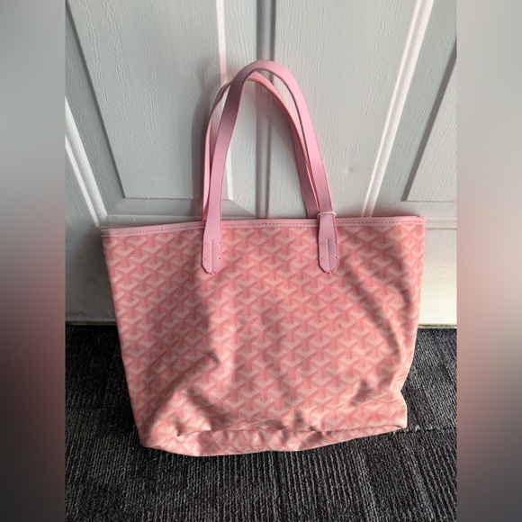 EMO Minnie Mouse Pink Tote Bag Made in Korea w/ Matching Pouch-New Without Tags - Picture 4 of 10